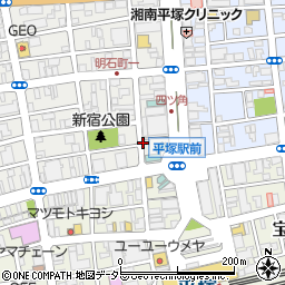 タイムズ平塚明石町駐車場周辺の地図