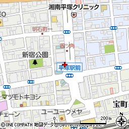 タウンハウジング　平塚店周辺の地図