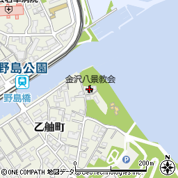 金沢八景教会周辺の地図