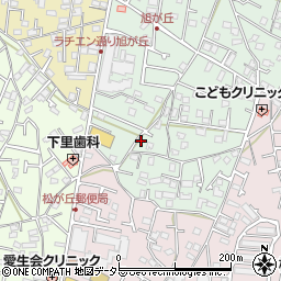 神奈川県茅ヶ崎市旭が丘11周辺の地図