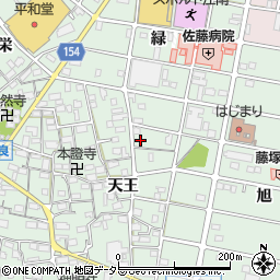 愛知県江南市上奈良町天王205周辺の地図