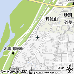 愛知県一宮市奥町堤下一134周辺の地図