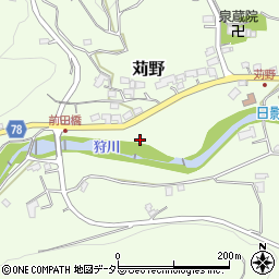 神奈川県南足柄市苅野935周辺の地図