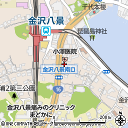神奈川県横浜市金沢区瀬戸3-45周辺の地図