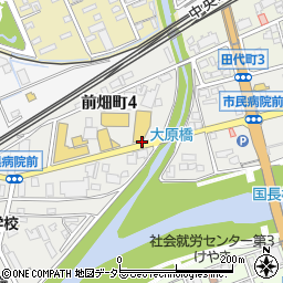 岐阜県多治見市前畑町周辺の地図