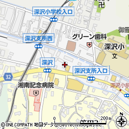 ラフィール鎌倉周辺の地図