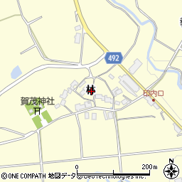 京都府福知山市報恩寺林周辺の地図
