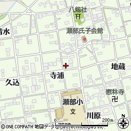 愛知県一宮市瀬部寺浦57周辺の地図