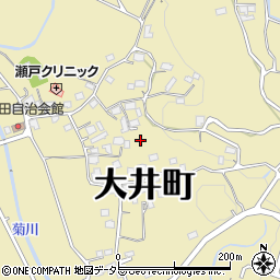 神奈川県足柄上郡大井町山田周辺の地図