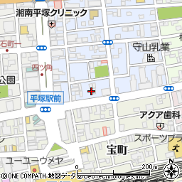 神奈川県平塚市宮の前8周辺の地図