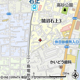神奈川県藤沢市鵠沼石上3丁目4周辺の地図