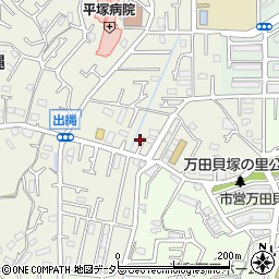 神奈川県平塚市出縄168-5周辺の地図
