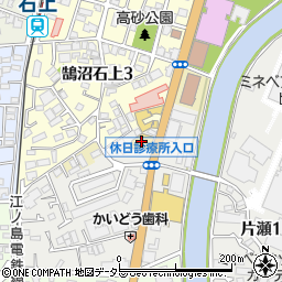 クリエイトＳＤ藤沢片瀬店周辺の地図