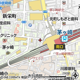 メガネスーパー茅ヶ崎駅前店周辺の地図
