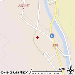 兵庫県養父市大屋町大屋市場256周辺の地図