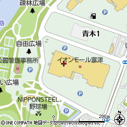 イオンモール富津　３階シーベレットファム周辺の地図