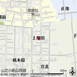 愛知県一宮市今伊勢町馬寄上畑田周辺の地図