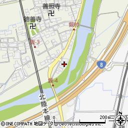 滋賀県米原市飯723周辺の地図