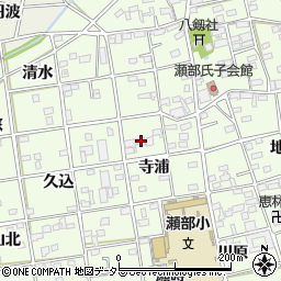 愛知県一宮市瀬部寺浦20-1周辺の地図