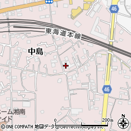 神奈川県茅ヶ崎市中島1135周辺の地図