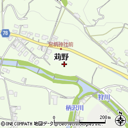 神奈川県南足柄市苅野132周辺の地図