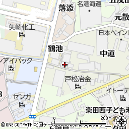愛知県犬山市中道98-3周辺の地図