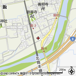 滋賀県米原市飯668周辺の地図