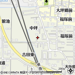 愛知県一宮市今伊勢町馬寄中坪17-6周辺の地図