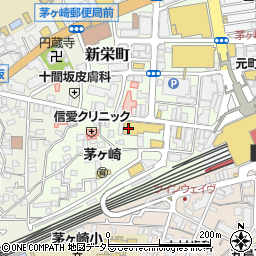 自遊空間 茅ヶ崎エメロード店周辺の地図