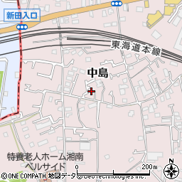 神奈川県茅ヶ崎市中島859-8周辺の地図