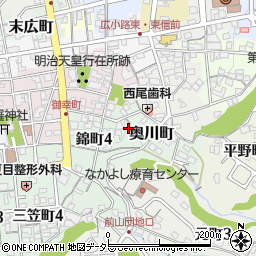 岐阜県多治見市奥川町17周辺の地図