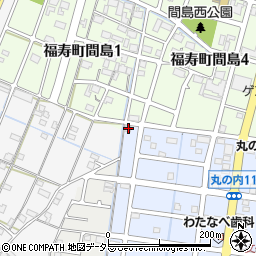 岐阜県羽島市竹鼻町丸の内11丁目15周辺の地図