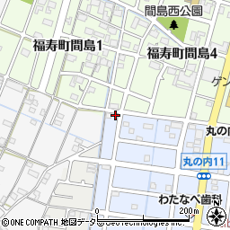 岐阜県羽島市竹鼻町丸の内11丁目16周辺の地図