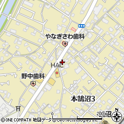 クロスハート本鵠沼・藤沢周辺の地図