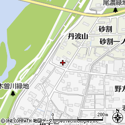 愛知県一宮市奥町堤下一508周辺の地図