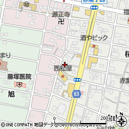 愛知県江南市赤童子町栄51周辺の地図