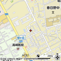 神奈川県平塚市中里39周辺の地図