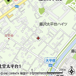 神奈川県藤沢市辻堂太平台周辺の地図