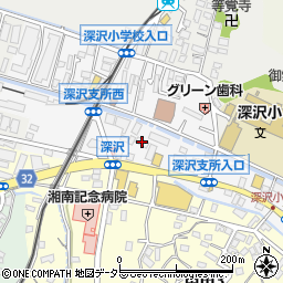 コメダ珈琲店鎌倉深沢店周辺の地図