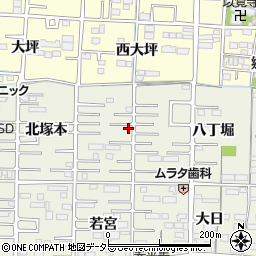 愛知県一宮市今伊勢町馬寄北塚本57周辺の地図