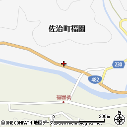 鳥取県鳥取市佐治町福園132周辺の地図