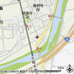 滋賀県米原市飯664周辺の地図