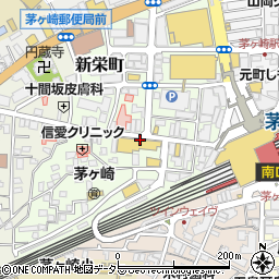 神奈川県茅ヶ崎市新栄町周辺の地図