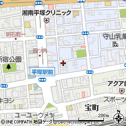 神奈川県平塚市宮の前8-5周辺の地図