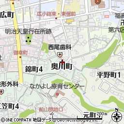 岐阜県多治見市奥川町11周辺の地図