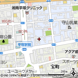 神奈川県平塚市宮の前8-8周辺の地図