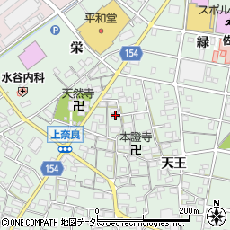 愛知県江南市上奈良町天王35周辺の地図