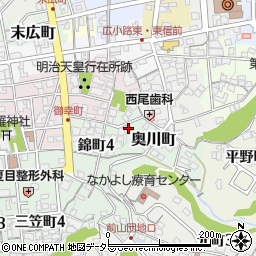 岐阜県多治見市奥川町18周辺の地図