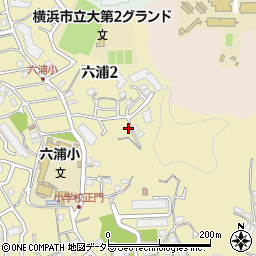 六浦第六公園周辺の地図