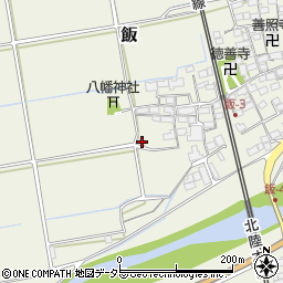 滋賀県米原市飯453周辺の地図